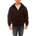 Tingley Rubber Workreation Heavyweight Insulated Hoodie, Black, Polyester/Cotton, XL S78143.XL